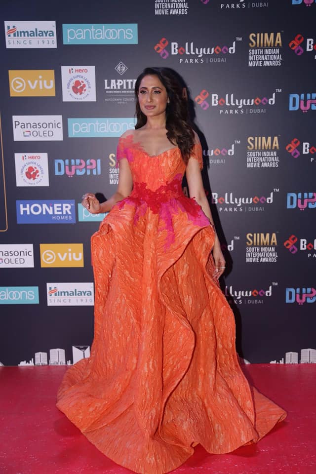 Tollywood Actress Pragya Jaiswal Stills at Siima Awards07